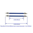 thumbnail image 2 of Car Splitter Rods Racing Adjustable Front Rear Bumper Lip Support Strut Brace Tie Pull Bar Kit 75/100/150/200mm, 2 of 7