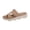 Beige, variant on HTHLVMD Strap Sandals for Women, Dressy Flat Sandals for Women, Braided Sandals for Women, Summer Shoes, Women's Cross Strap Platform Slide Sandals - Breathable Cushioned Summer Shoes, Beige 5