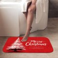thumbnail image 4 of 1pc Merry Christmas Poster Absorbent Non-Slip Bathroom Thickened Flannel Rug Decor,Soft,Quick Drying,Suitable For Indoor/outdoor Use,Bathrooms,Bedrooms,Kitchens,Terrace,Laundry Rooms,16"x24", 4 of 9