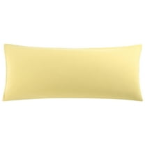 PiccoCasa Zippered Body Pillow Cover Microfiber Long Pillowcase Gold Body(20"x72")