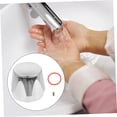 thumbnail image 3 of OULII Faucet Knob Handle Replacement for Home Use Red ABS 5PCS Easy Install Universal Fit for Kitchen and Bathroom Faucets Hot Cold Handle Wheel, 3 of 8