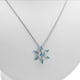 thumbnail image 4 of Collar de mujer, colgante de copo de nieve con cristales, en caja de regalo XianweiShao 9024715015990, 4 of 5