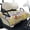 Rabbit Easter Egg Pattern, variant on Whosucclay Cow-Patterned Foldable Golf Cart Seat Covers, 4 Pockets Folding Golf Cart Seat Covers for Club Car EZGO 2-Seater Golf Cart Travel-friendly