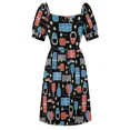 thumbnail image 6 of Pickleball Life Sport Pattern Dark Sleeveless Dress dress for women summer Female clothing Dress woman, 6 of 6