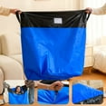 thumbnail image 4 of Moving Storage Bag Under $5! Yannianjz Jumbo Waterproof Moving Storage Bag, Heavy Duty Packing Tote with Zipper and Handles, Large Capacity Bag for Clothes Bedding Travel, 4 of 6