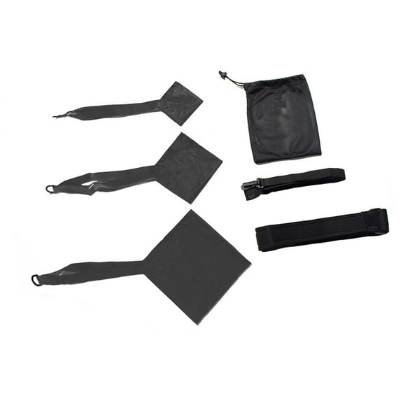 Conjunto de resistencia de ídas de natación, entrenamiento de fuerza con bolsas de malla cinturones de natación con ídas de para