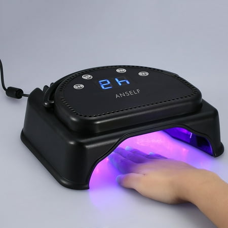 Bath Tub Enamel Touch Up Anself 110-240V 64W Pro 32pcs LED Nail Dryer Lamp Curing Machine With Lifting Handle Touch Sensor LCD Screen Powerful Nail Polish Gel Dryer Salon Tool US Plug Black ()
