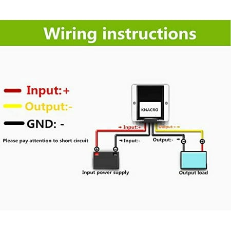 DC Voltage Reducer DC 24V (15V - 40V) Step Down to 12V 20A 240W Voltage Regulator Power Converter Waterproof Module Transformer for Golf Cart Club Car