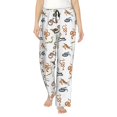 thumbnail image 1 of Balery Snake Pantalones de pijama para mujer, pijamas ultraligeros, pantalones de estar por casa-Large, 1 of 6