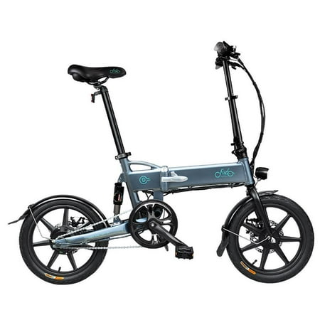 16 Inch Folding Electric Bike Bicycle E-Bike Lightweight Aluminum Alloy with 36V Lithium Ion Battery and Pedals, 250W Hub Motor 264Pound Load-Bearing Capacity