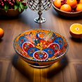 thumbnail image 1 of Turkish Ceramic Bowls Handcrafted - 20 cm Round Decorative Mini Bowls for Spices, Snacks, Soap, Condiments - Set for Kitchen or Home Décor, 1 of 10