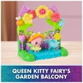 thumbnail image 6 of Gabby's Dollhouse: The Movie, Queen Kitty Fairy's Garden Balcony, with Figure & Accessories, 6 of 9