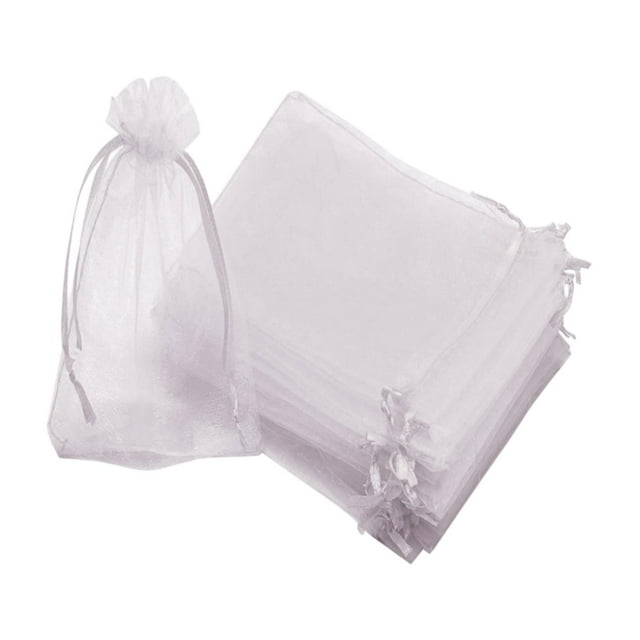 koolsoo 100 Pcs Sacs de Protection pour Fruits Sac-Cadeau pour Verger Fleurs Plantes Blanc