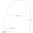 Brightech Sparq Arc Modern Home 67" Tall Arch LED Standing Floor Lamp