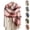 Blue, variant on Women's British Style Plaid Scarves Color Block with Tassels Warm Winter Neck Wrap