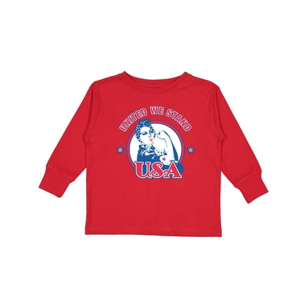 

Inktastic Rosie Riveter United USA Gift Toddler Toddler Girl Long Sleeve T-Shirt