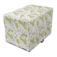 thumbnail image 1 of Cactus Dog Crate Cover, Pattern of Exotic Cacti Along Thorns Drawing on Pastel Background, Easy to Use Pet Kennel Cover Small Dogs Puppies Kittens, 7 Sizes, Yellow Green and Eggshell, by Ambesonne, 1 of 6