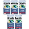 5 Pack - Bausch & Lomb Ocuvite Eye Vitamin & Mineral Supplement with Lutein 120 Ea