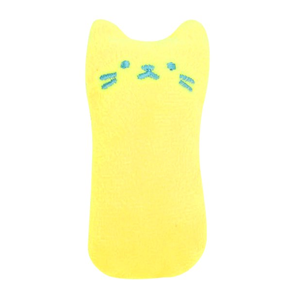 Sywqhk Cat Catnip Toys - Suministros para mascotas Gatito Juguetes de peluche para masticar para gatos (Amarillo) Sywqhk Para estrenar