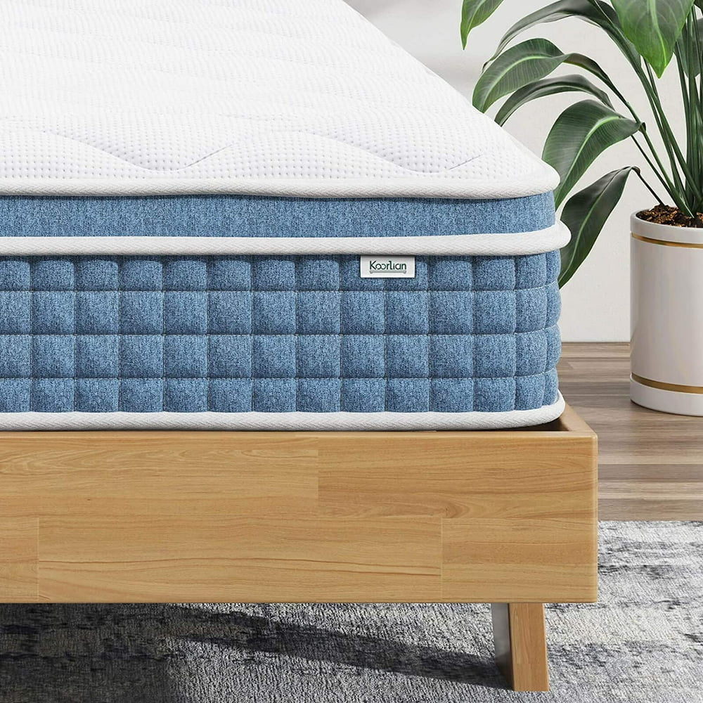 Twin Mattress 10 Inch Hybrid Innerspring Mattress in a Box,Koorlian