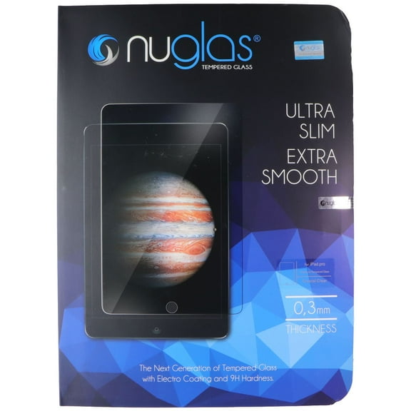 Nuglas Crystal Clear Tempered Glass for Apple iPad Pro 12.9 (1st/2nd Gen)