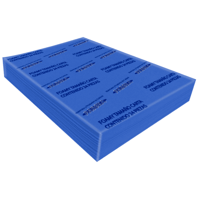 24 Pliegos lamina Foamy liso PASCUA fomi liso, goma eva para decoracion, manualidad tamaño carta