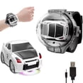 thumbnail image 2 of Remote Control Car 2.4GHz USB Rechargeable Watch RC Racing Car with Light Mini Cartoon Electric Wrist Racing Car Model Toy Interactive Game Toys for Toddlers Aged 3+, 2 of 10