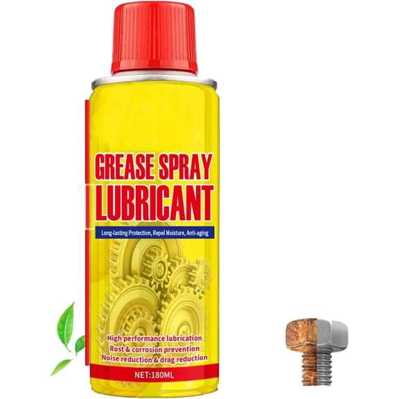 Anti-Rust Lubricant Spray & Rust Remover, 2-in-1 Fast-Acting Lubricant Rust Dissolver for Vehicles, Tools, Chains, Bolts & Hinges