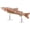 A1, variant on Fishing Lure Glide Bait: Jointed Swimbait Artificial Fishing Bait with Hooks for Bass Trout Pike Walleye, Built-in Steel Ball