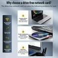 thumbnail image 6 of USB 3.0 WIFI Adapter 600/1300mbps Wireless Dongle Dual Band Dual Antenna, 6 of 10