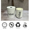 thumbnail image 2 of Rosbas, Soy Candle, UnScented, 8 oz White Ceramic Jar, Cotton Wick, Gift Box, Long Burn Time, Home, Handmade in USA, 2 of 5