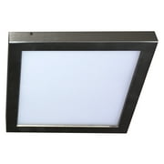 Y-Decor 1-Light Integrated LED Flush Mount Ceiling light in Brushed Nickel