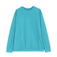 thumbnail image 1 of FAIWAD Sweat à Manches Longues pour Hommes Col Rond Couleur Unie Pull Ample Blouse Décontractée Surdimensionnée, 1 of 6