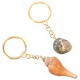 thumbnail image 2 of 2Pcs Aesthetic Keychains Seashell Shaped Durable Manufacturing Process for Daily Use, 2 of 8