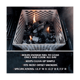 thumbnail image 3 of Silver 5279338P04 Stainless Steel Offset Smoker Charcoal Firebox Basket, Basket, 3 of 8