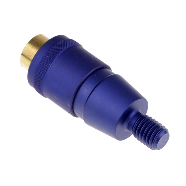 Fishing Landing Net Connector Quick Release Adapter Landing Screws Prevent Of The Net Pole Blue