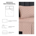 thumbnail image 2 of Juego De Sábanas Mainstays Matrimonial Dots Blush, 2 of 4