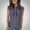 Gray, variant on Hvot&aat Women's Summer Sleeveless Hooded Pullover Straight Tailored Fit T-Shirts Solid Color Tops