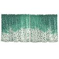thumbnail image 7 of Yayeee Kitchen Curtains Tier Set of 2 Light Filtering 57"x24" Over Sink Window Panels, Green and White Pattern, 7 of 7