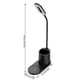thumbnail image 4 of Lámpara de mesa de plástico LED portátil 3000-6000K Función de memoria multimodo Lámparas de carga inalámbrica Luz de trabajo Herramienta de iluminación Negro Inevent HA059701-01B, 4 of 7