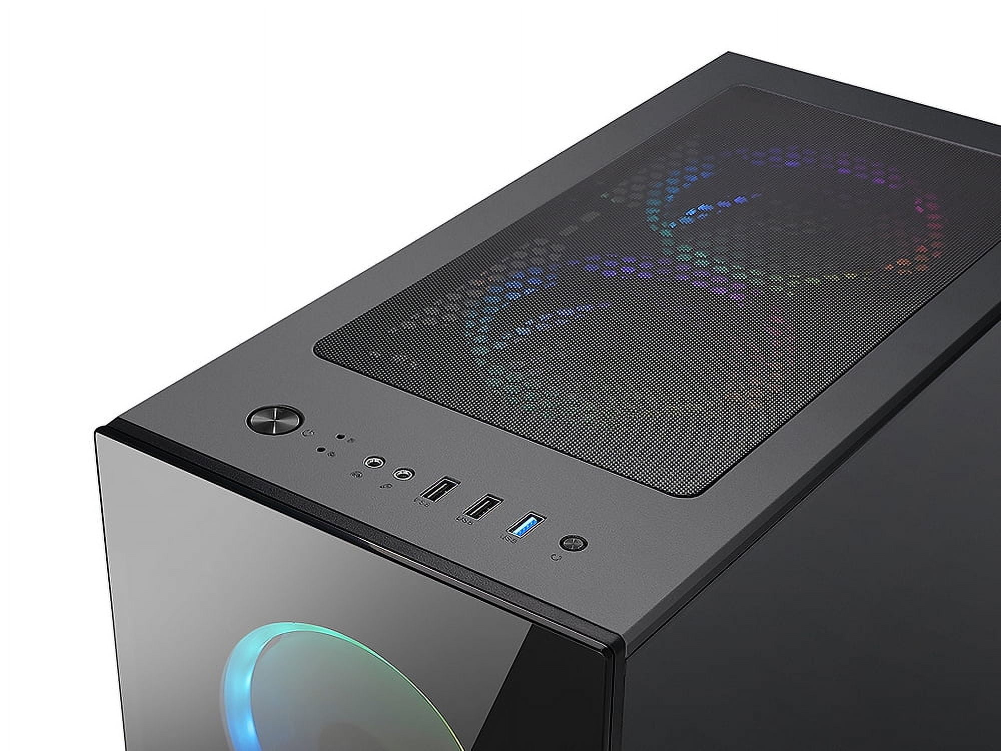 Bluegears b-Voguish (Fans NOT Included) Gaming PC Case with Tempered Glass panels, USB3.0, Support E-ATX, ATX, mATX, ITX. (Fans are sold separately)