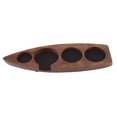 thumbnail image 4 of Forme du Bateau Porte-Tampon Café Noyer Bois Distributeur de Café Station pour Café Tapis de Manipulation Stand Station de Manipulation Base Presser Poudre Stable, 4 of 8