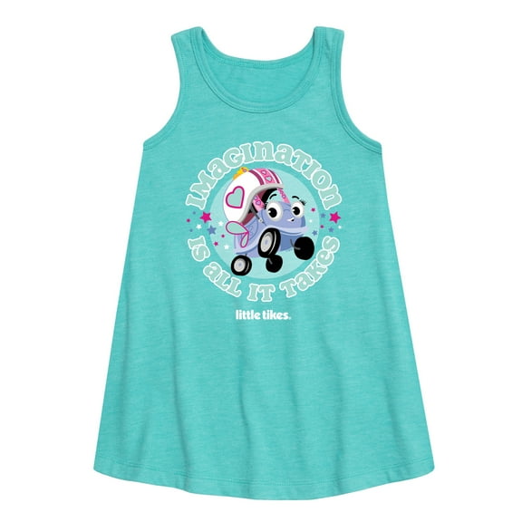 Little Tikes - Imagination Is All It Takes - Toddler & Youth Girls A-line Dress