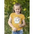thumbnail image 2 of Baby Rabbit Taking A Bath T-Shirt Juniors -Image by Shutterstock,  x-Large, 2 of 4