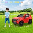 thumbnail image 4 of Emorefun 12V Ride On Truck Car with Remote, Licensed Toyota Electric Ride On Toy with LED Headlights, 4 of 7