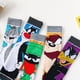 thumbnail image 3 of Los Hombres De La Moda Nuevo Feliz Divertido Calcetines De Algodón Colorido Loco De Dibujos Animados Conejo Increíble Diversión Adolescentes Largos Divertidospangjing, 3 of 4