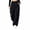 Black, variant on Women's Waterproof Pants High Elastic Waist with Drawstring Wide Leg Baggy Soft Fashion Going out Casual Loose Hiking Camping Vacation Trousers