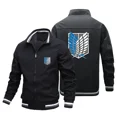 thumbnail image 3 of Chaqueta de béisbol con estampado de Manga japonesa para hombre, chaqueta de béisbol con estampado de ataque a los Titanes, chaqueta estilo Harajuku Y2k de calle, chaqueta de motociclista, S-3XL, 2024, 3 of 4