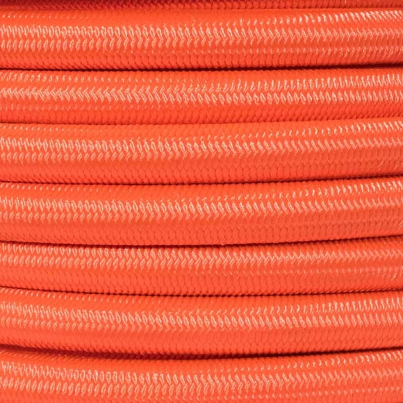 West Coast Paracord Bungee Elastic Nylon Shock Cord (1/2 Inch x 100 Feet, Neon Orange)