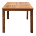thumbnail image 4 of Teak Wood Florence Outdoor Patio Bistro Table, 35 Inch, 4 of 5